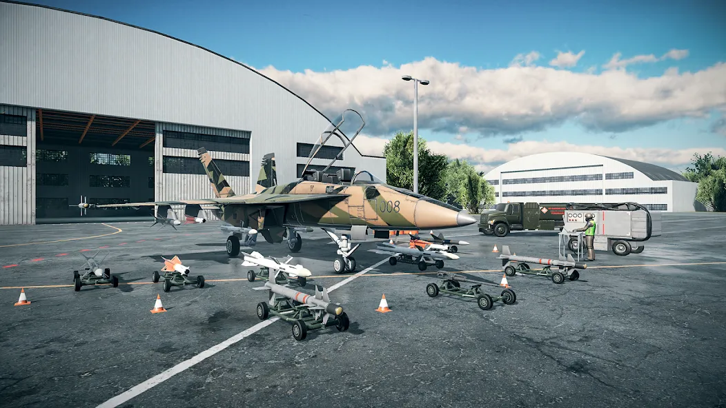 Sky Combat: War Planes Online (Скай Комбат) [МОД: Меню, Бесконечные монеты и Открытые уровни] Screenshot 3