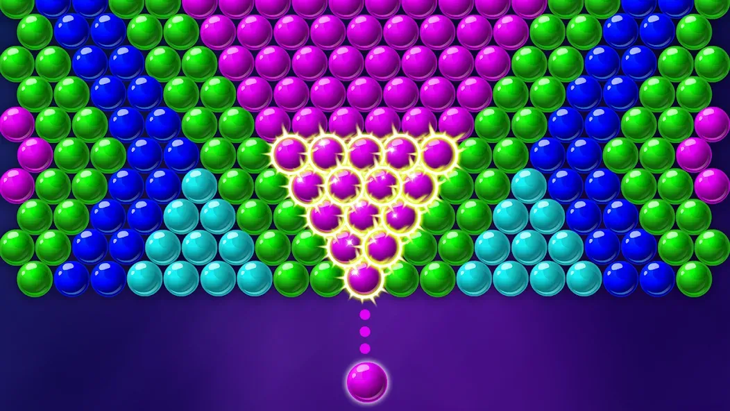 Bubble Shooter 2 (Бабл Шутер 2) [МОД: Меню, Бесконечные монеты и Открытые уровни] Screenshot 1