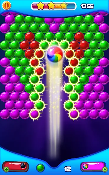 Bubble Shooter 2 (Бабл Шутер 2) [МОД: Меню, Бесконечные монеты и Открытые уровни] Screenshot 2