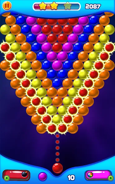 Bubble Shooter 2 (Бабл Шутер 2) [МОД: Меню, Бесконечные монеты и Открытые уровни] Screenshot 3