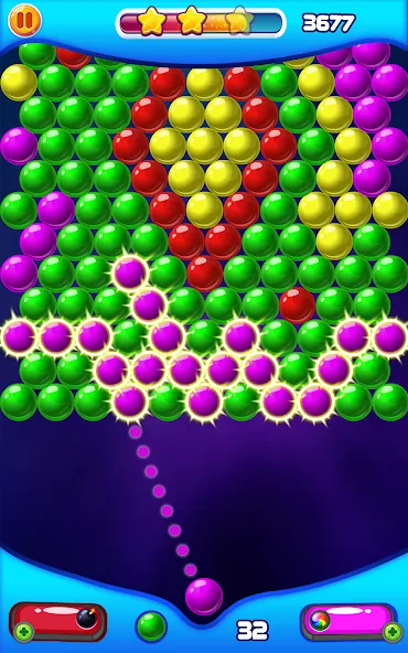 Bubble Shooter 2 (Бабл Шутер 2) [МОД: Меню, Бесконечные монеты и Открытые уровни] Screenshot 4