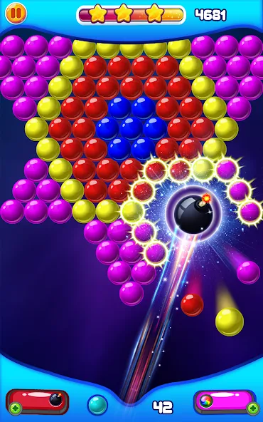Bubble Shooter 2 (Бабл Шутер 2) [МОД: Меню, Бесконечные монеты и Открытые уровни] Screenshot 5