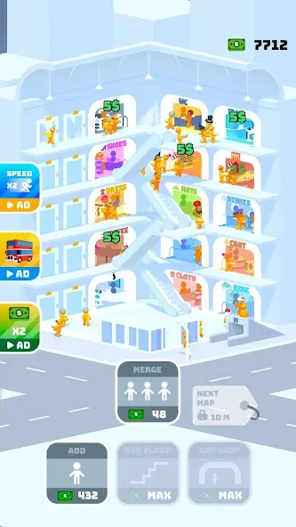 Shopping Mania (Шоппинг Мания) [МОД: Меню, Бесконечные монеты и Открытые уровни] Screenshot 1