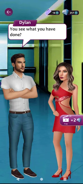 Situations: Romance Story (итуейшнз) [МОД: Все открыто, Дополнительные деньги и Меню MOD] Screenshot 2