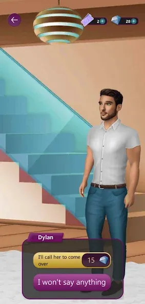 Situations: Romance Story (итуейшнз) [МОД: Все открыто, Дополнительные деньги и Меню MOD] Screenshot 5