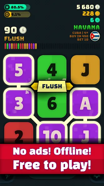 Merge Poker (Мердж Покер) [МОД: Много монет, Открытые уровни и Мега MOD] Screenshot 3