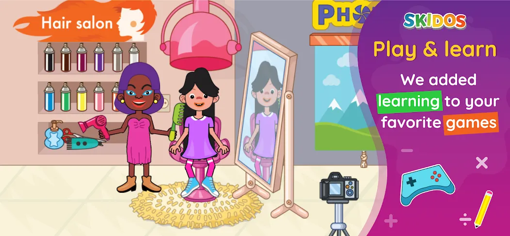 SKIDOS Preschool Learning Game (Прескул Кидс лернинг геймс) [МОД: Много монет, Открытые уровни и Мега MOD] Screenshot 3