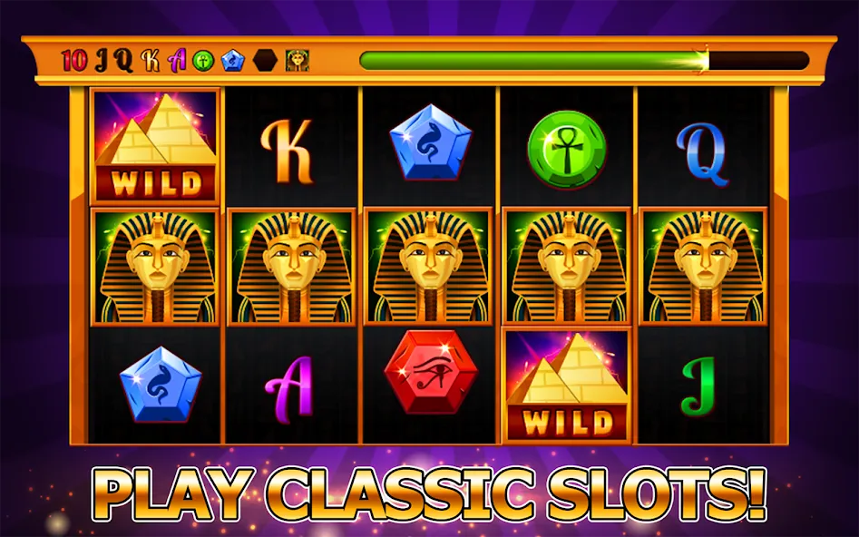 Slots - casino slot machines [МОД: Деньги, Монеты и Меню MOD] Screenshot 2