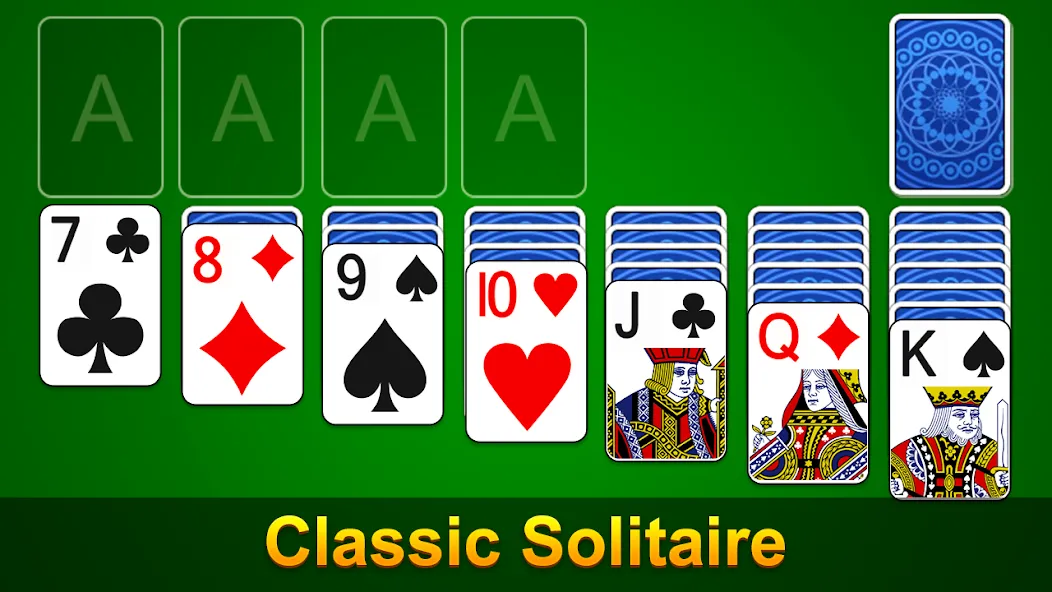 Solitaire - Classic Card Game (Солитер) [МОД: Много денег, Монет и Все открыто] Screenshot 1