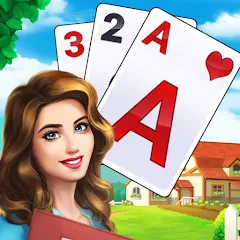 Скачать Tripeaks Solitaire - Home Town [МОД: Меню, Бесконечные монеты и Открытые уровни] | Взлом Tripeaks Solitaire - Home Town на Андроид