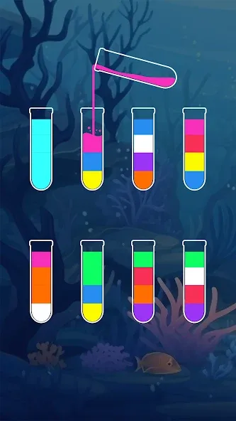 SortPuz™: Water Sort Puzzle (СортПаз) [МОД: Много денег, Монет и Все открыто] Screenshot 2