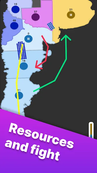 Territory games: tactics war (Тактикс ио) [МОД: Деньги, Монеты и Меню MOD] Screenshot 5