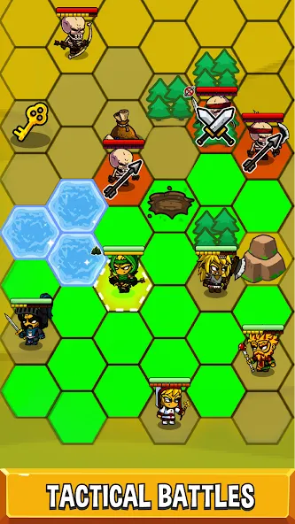 Five Heroes: The King's War (Файв Хироес) [МОД: Меню, Бесконечные монеты и Открытые уровни] Screenshot 5