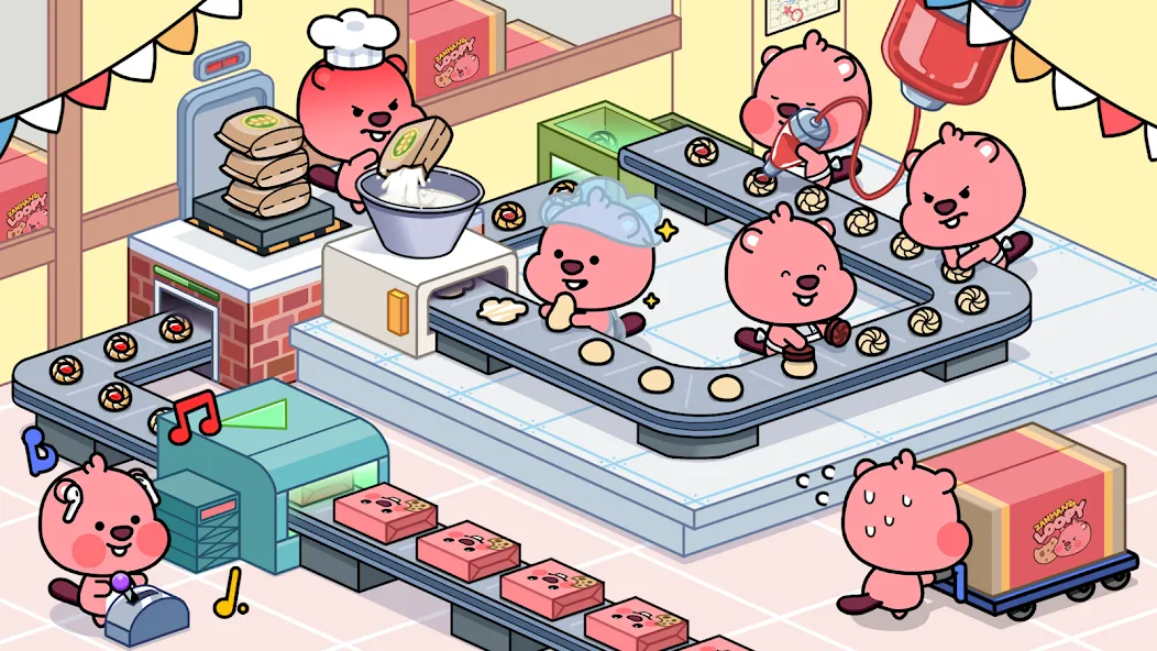 Zanmang Loopy : Idle Tycoon (Занманг Лупи) [МОД: Меню, Бесконечные монеты и Открытые уровни] Screenshot 1