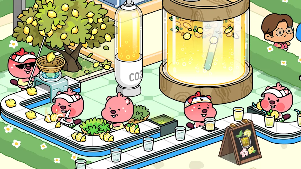 Zanmang Loopy : Idle Tycoon (Занманг Лупи) [МОД: Меню, Бесконечные монеты и Открытые уровни] Screenshot 3