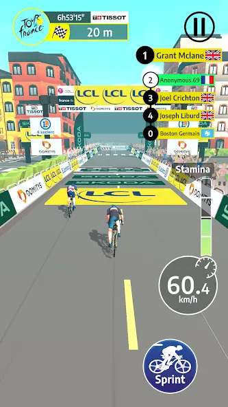 Tour de France Cycling Legends (Циклинг Легенды) [МОД: Много денег, Монет и Все открыто] Screenshot 2