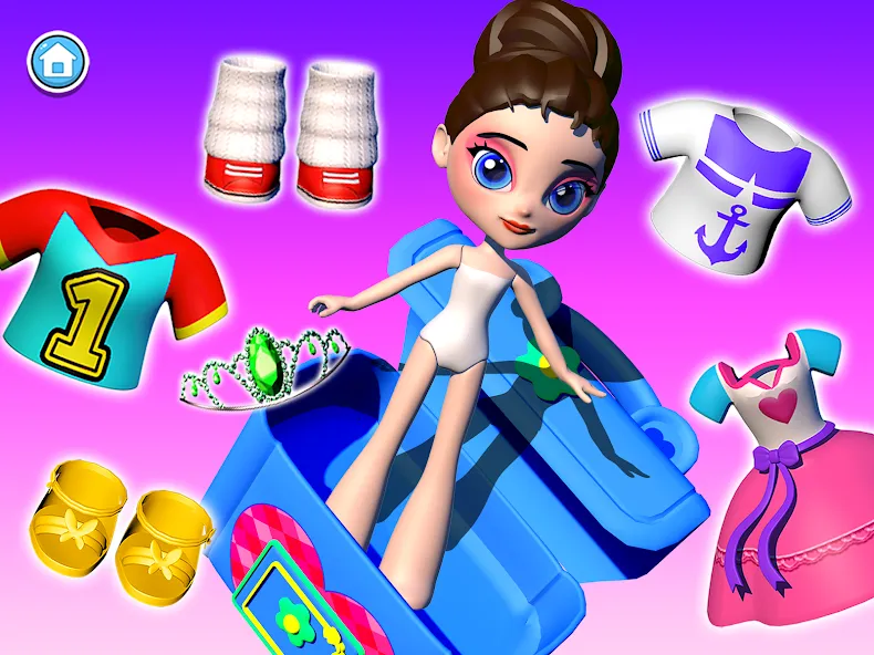 Doll Unbox! Fun Unboxing Games [МОД: Меню, Бесконечные монеты и Открытые уровни] Screenshot 2