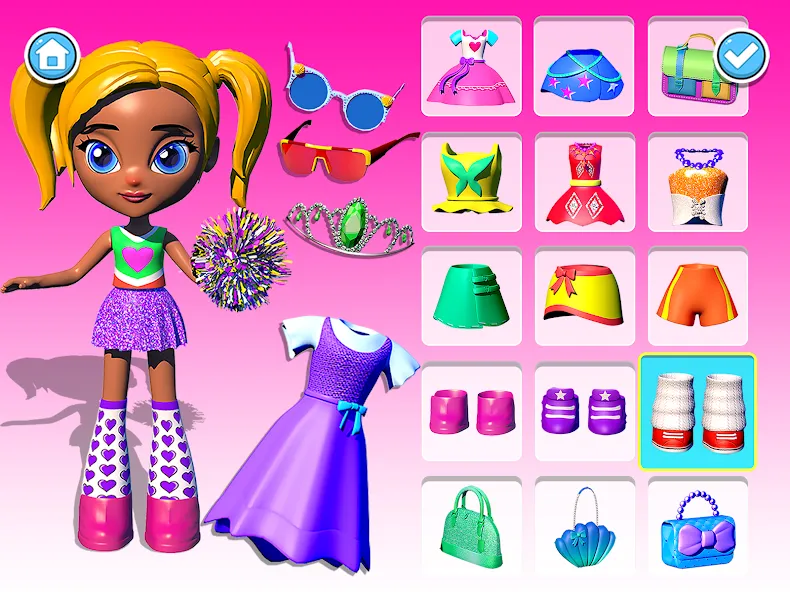 Doll Unbox! Fun Unboxing Games [МОД: Меню, Бесконечные монеты и Открытые уровни] Screenshot 3