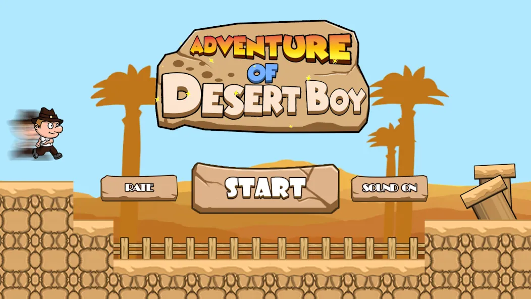 Ted Adventure of Desert Boy (Тед Приключения Пустынного Мальчика) [МОД: Меню, Бесконечные монеты и Открытые уровни] Screenshot 2