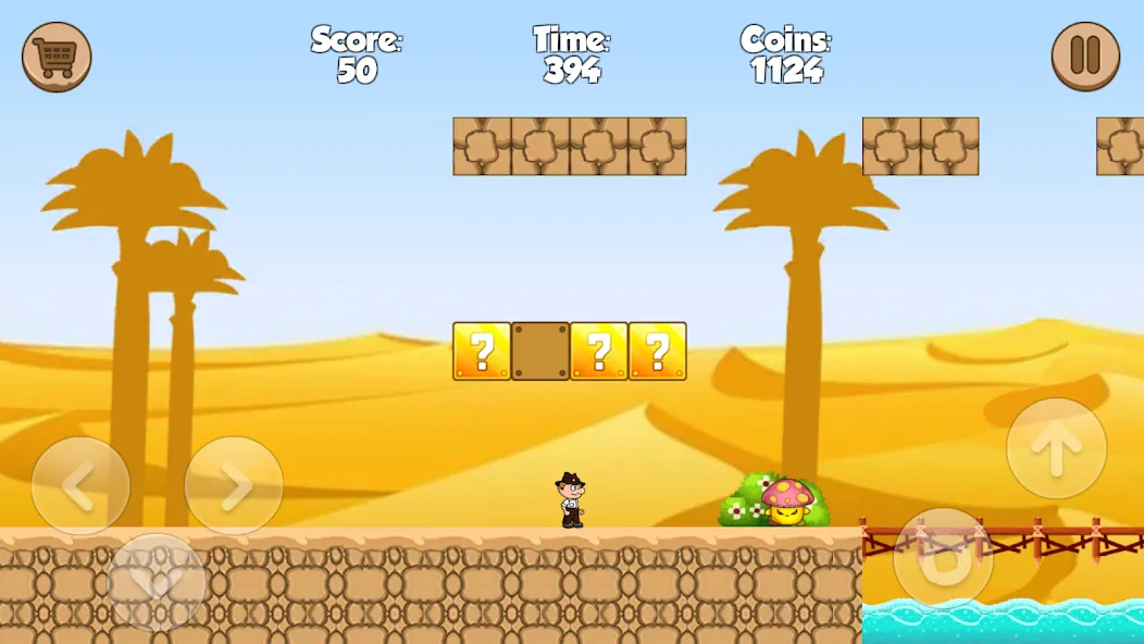 Ted Adventure of Desert Boy (Тед Приключения Пустынного Мальчика) [МОД: Меню, Бесконечные монеты и Открытые уровни] Screenshot 3