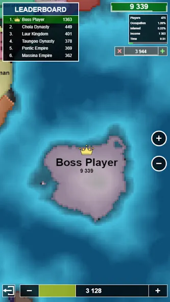 Territorial.io [МОД: Много денег, Монет и Все открыто] Screenshot 4