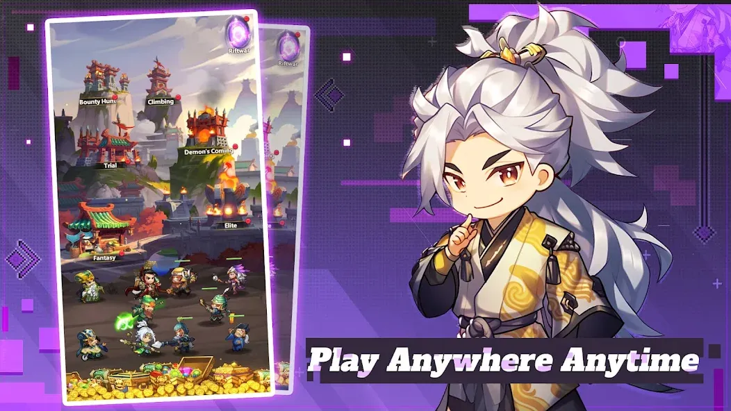Mini Heroes: Summoners War (Мини Герои) [МОД: Все открыто, Дополнительные деньги и Меню MOD] Screenshot 1