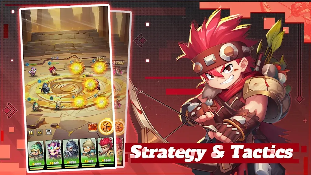 Mini Heroes: Summoners War (Мини Герои) [МОД: Все открыто, Дополнительные деньги и Меню MOD] Screenshot 4