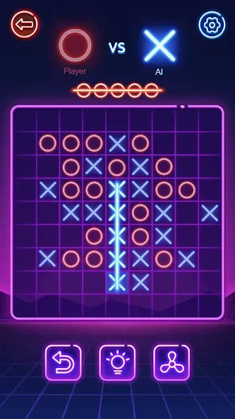 Tic Tac Toe 2 Player: XOXO [МОД: Деньги, Монеты и Меню MOD] Screenshot 4