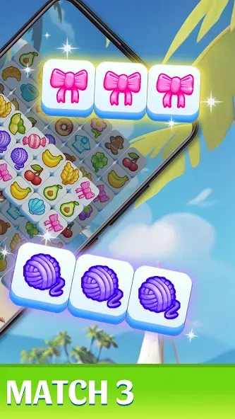 Tile Match Master - Classic (Тайл Матч Мастер) [МОД: Много денег, Монет и Все открыто] Screenshot 3