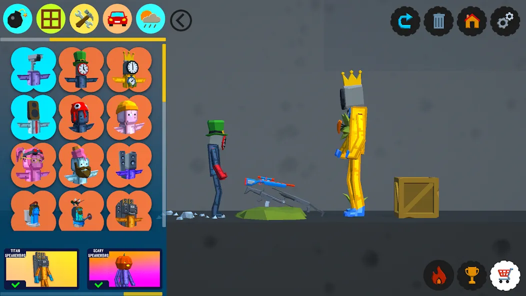 Playground 3D [МОД: Много денег, Монет и Все открыто] Screenshot 1
