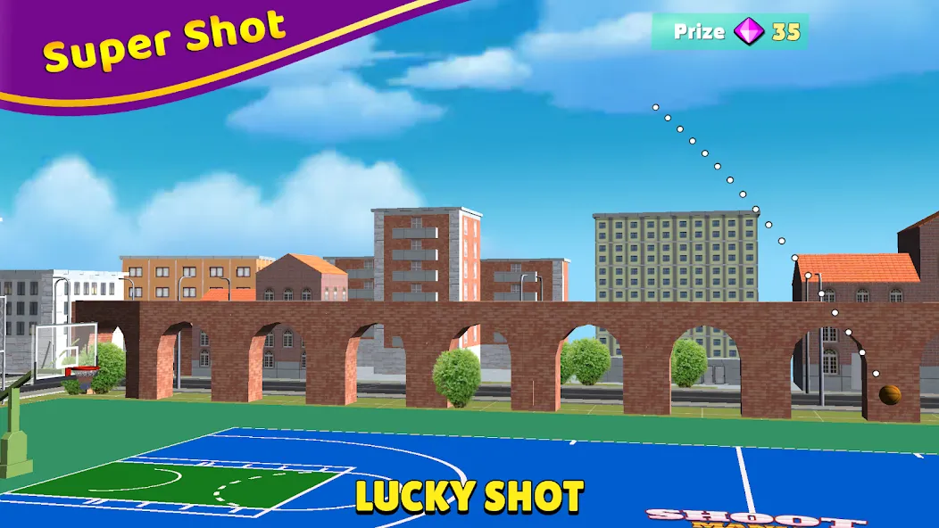 Shoot Challenge Basketball (Шут Челлендж Баскетбол) [МОД: Меню, Бесконечные монеты и Открытые уровни] Screenshot 3