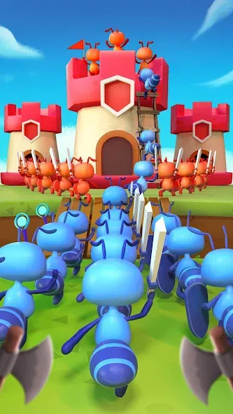 Ant Fight: Conquer the Tower [МОД: Все открыто, Дополнительные деньги и Меню MOD] Screenshot 1