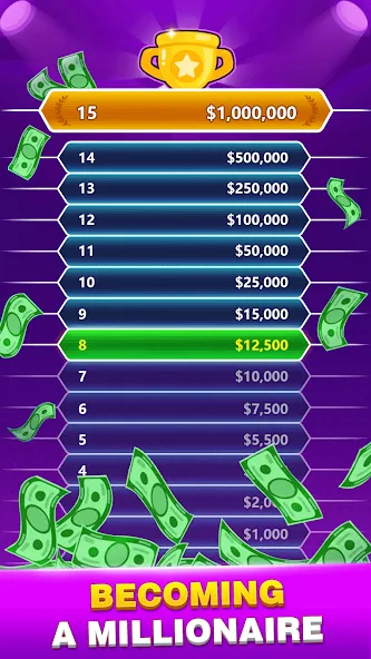 Trivia Master - Word Quiz Game (ТРИВИЯ Мастер) [МОД: Все открыто, Дополнительные деньги и Меню MOD] Screenshot 2