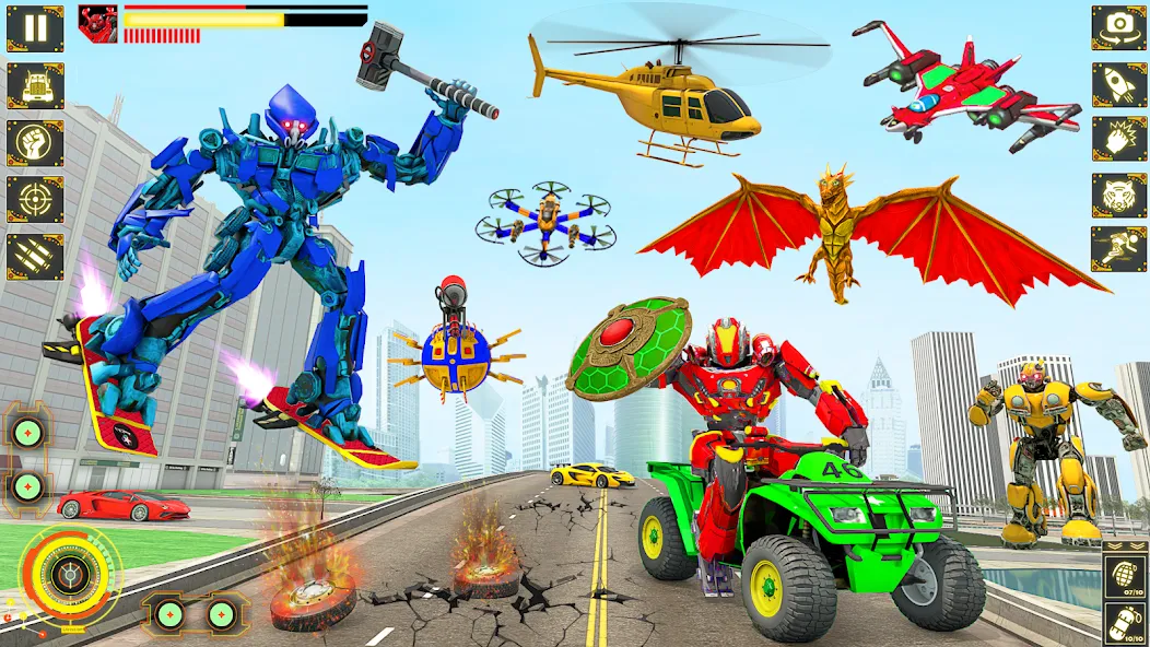 Snake Car Robot Transformation (Снейк Кар Робот Трансформейшн) [МОД: Бесконечные деньги, Монеты и Мега MOD] Screenshot 5