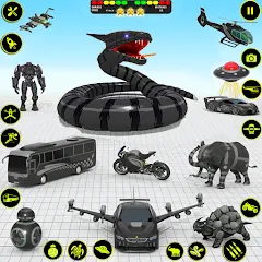 Скачать Snake Car Robot Transformation (Снейк Кар Робот Трансформейшн) [МОД: Бесконечные деньги, Монеты и Мега MOD] | Взлом Snake Car Robot Transformation на Андроид