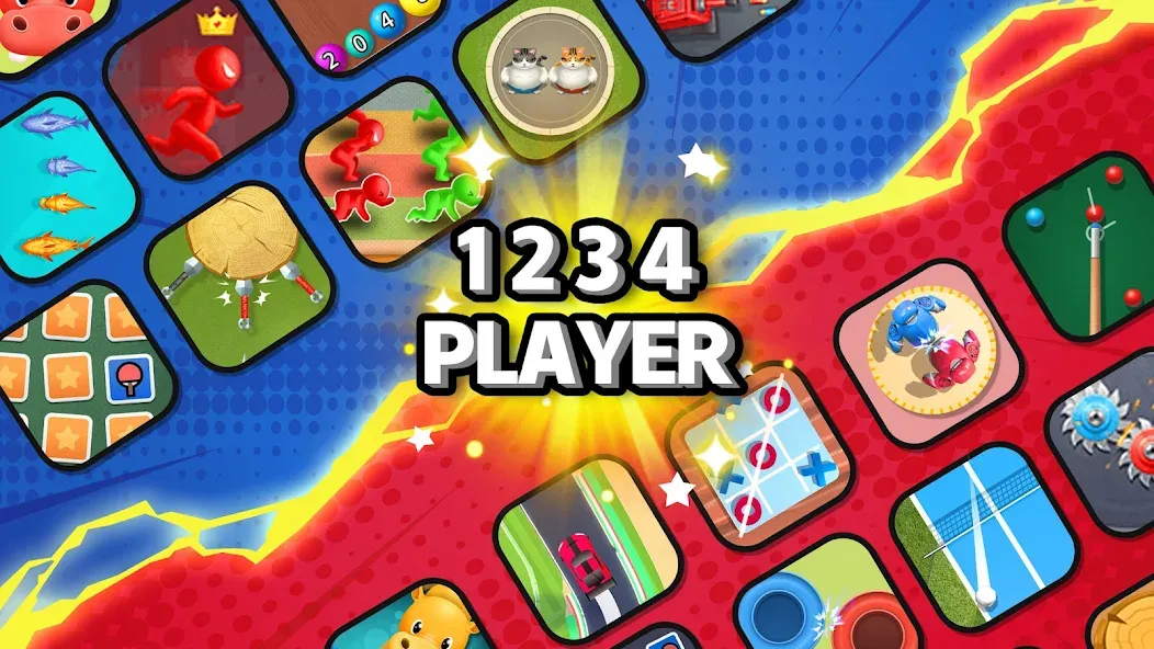 2 3 4 Player Games [МОД: Много монет, Открытые уровни и Мега MOD] Screenshot 2