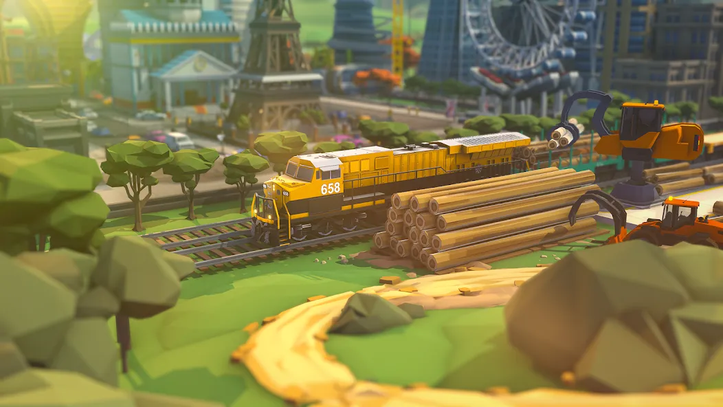 Transport Tycoon Empire: City (Транспорт Тайкун Империя) [МОД: Деньги, Монеты и Меню MOD] Screenshot 3