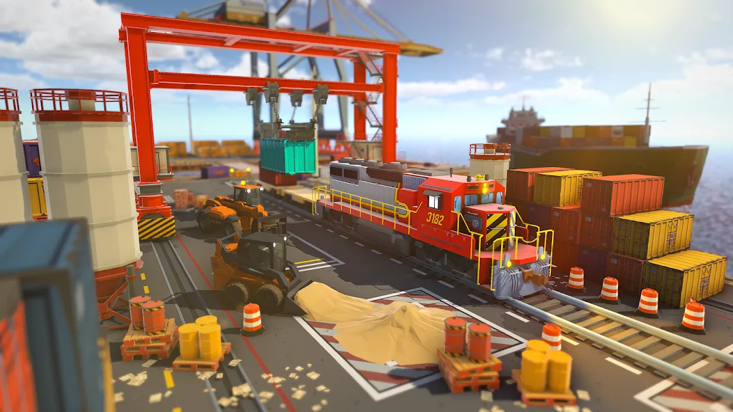 Transport Tycoon Empire: City (Транспорт Тайкун Империя) [МОД: Деньги, Монеты и Меню MOD] Screenshot 4