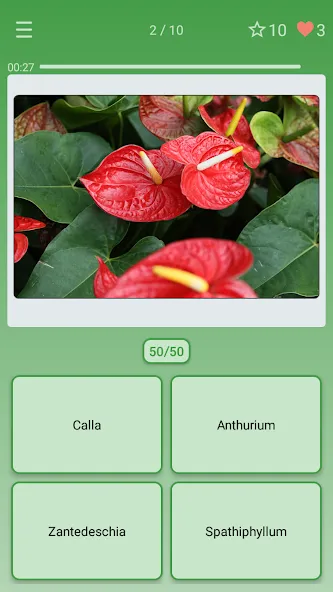 Quiz: Flowers, Plants [МОД: Меню, Бесконечные монеты и Открытые уровни] Screenshot 1