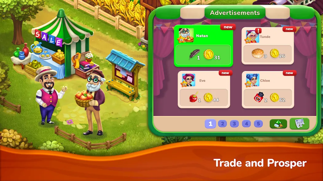 Farmington – Farm game (Фармингтон) [МОД: Много денег, Монет и Все открыто] Screenshot 4