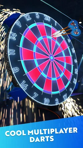 Darts of Fury (Дартс оф Фьюри) [МОД: Много монет, Открытые уровни и Мега MOD] Screenshot 1