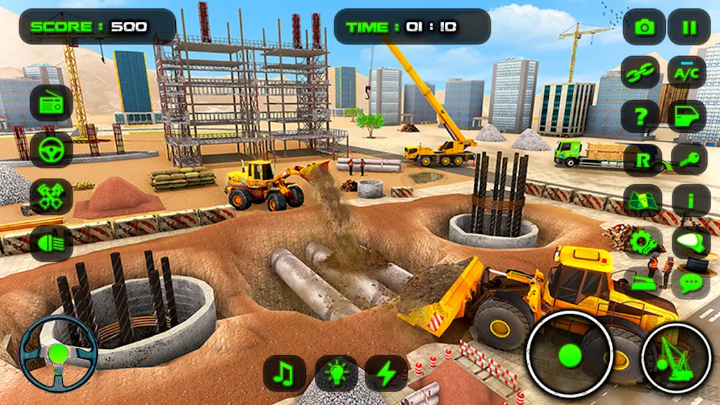 City Construction: Sand Games [МОД: Все открыто, Дополнительные деньги и Меню MOD] Screenshot 3
