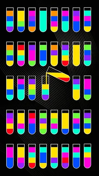 SortPuz 3D: Water Color Sort (СортПаз 3Д) [МОД: Много денег, Монет и Все открыто] Screenshot 1