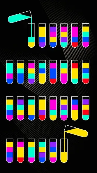 SortPuz 3D: Water Color Sort (СортПаз 3Д) [МОД: Много денег, Монет и Все открыто] Screenshot 3