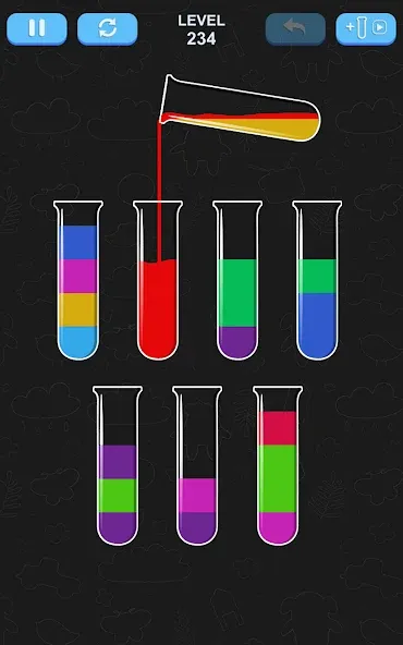 Water Sort Puzzle (Уотер Сорт Пазл) [МОД: Меню, Бесконечные монеты и Открытые уровни] Screenshot 5