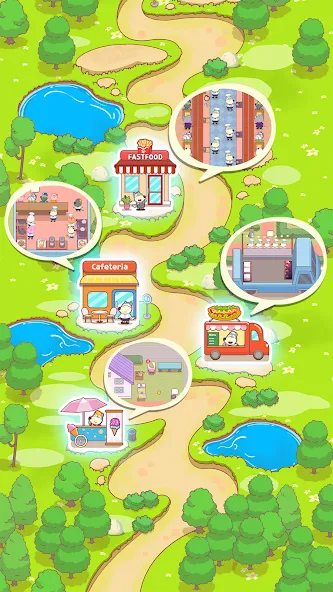 Wolfoo Snack Bar, Restaurant [МОД: Все открыто, Дополнительные деньги и Меню MOD] Screenshot 2