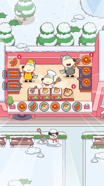 Wolfoo Snack Bar, Restaurant [МОД: Все открыто, Дополнительные деньги и Меню MOD] Screenshot 3