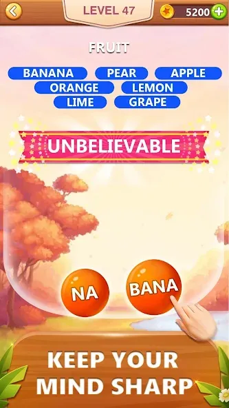 Word Bubble Puzzle - Word Game [МОД: Много монет, Открытые уровни и Мега MOD] Screenshot 3