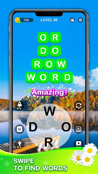 Word Connect - Train Brain (Ворд Коннект) [МОД: Деньги, Монеты и Меню MOD] Screenshot 1
