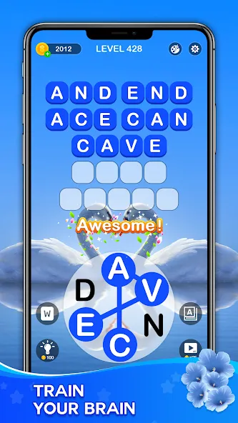 Word Connect - Train Brain (Ворд Коннект) [МОД: Деньги, Монеты и Меню MOD] Screenshot 2